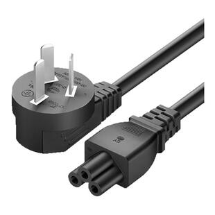 适用九阳豆浆机电源线配件小型破壁机三角插头梅花三孔通用连接线