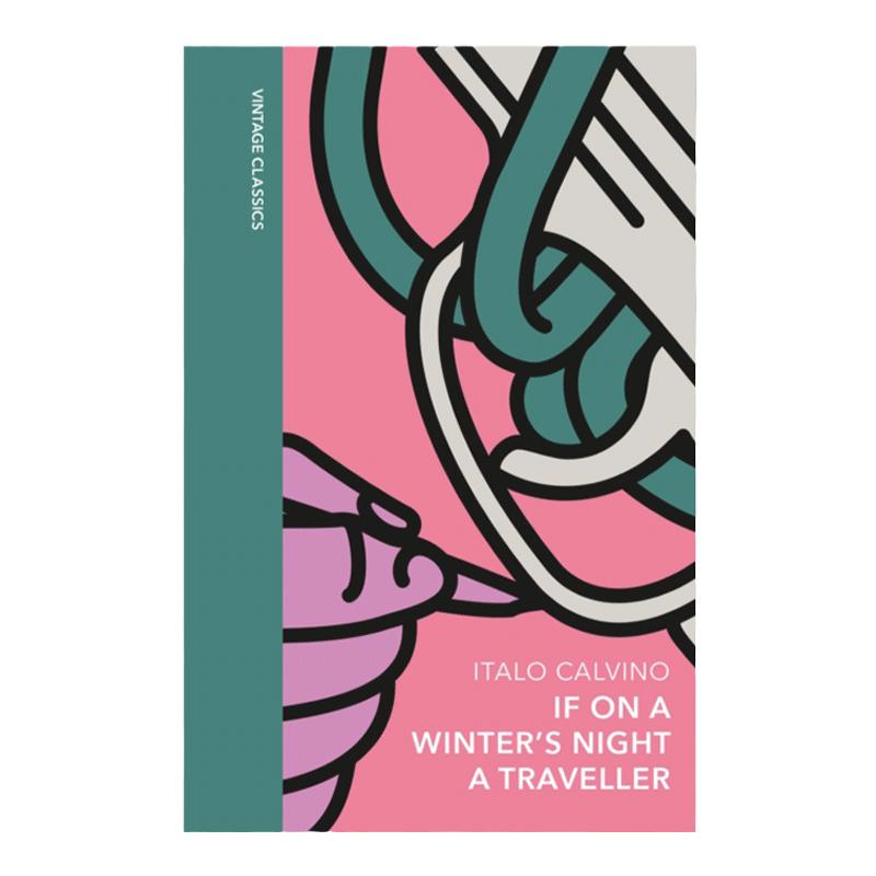 英文原版 If on a Winter's Night a Traveller 寒冬夜行人 伊塔洛·卡尔维诺 布脊经典系列 Vintage Quarterbound Classics英文版