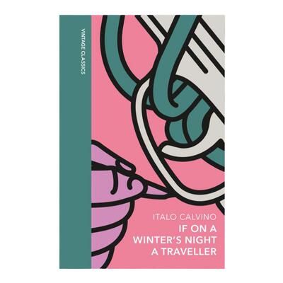 英文原版 If on a Winter's Night a Traveller 寒冬夜行人 伊塔洛·卡尔维诺 布脊经典系列 Vintage Quarterbound Classics英文版
