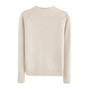 大码半高领软糯毛衣女秋冬高级感宽松气质内搭上衣针织打底衫胖mm