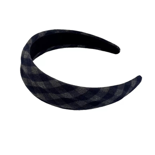 王玉雯突然的喜欢林欢儿同款格子发箍复古高颅顶头箍2026新款新年