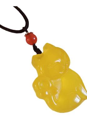 仅剩一件特价处理黄玉髓坠子