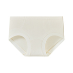 草本初色妇炎洁牌内裤女2025新中高腰加长纯棉底裆无痕抗菌三角裤