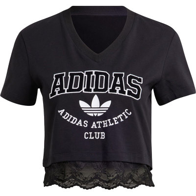 Adidas/阿迪达斯正品CROPPED VNECK女子运动短袖T恤IL2417