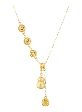 新款百搭福禄葫芦项链