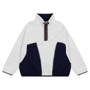 【博主同款】niko and ...卫衣女25冬季新款拼接松弛感上衣591840