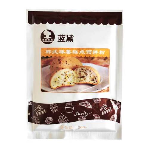 台创蓝黛麻薯粉家用200g袋装韩式麻薯面包糕点预拌粉烘焙原料
