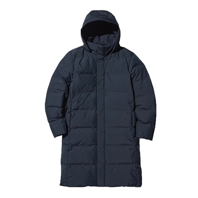 优家冬男无缝羽绒大衣90%保暖