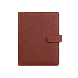 活页笔记本A5可拆卸本子b5简约文艺精致加厚高档扣环记事本商务磁扣工作会议记事记录本办公皮面本可定制logo