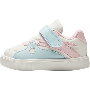 安踏儿童宝宝女板鞋2026春季新款革面学步鞋运动鞋幼儿园女童鞋子