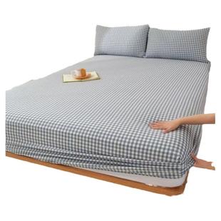 100%纯棉床笠单件床罩2024新款全包防尘保护罩床单席梦思床垫套子