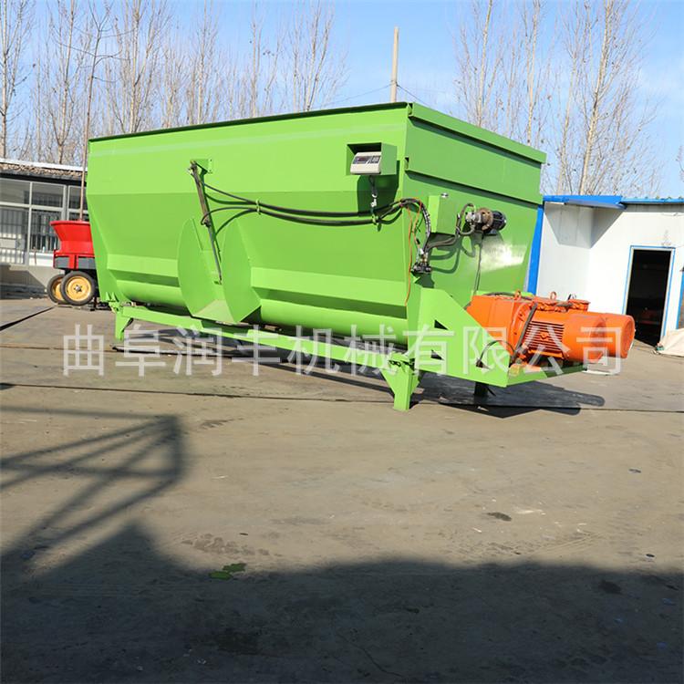 奶牛场饲养电动搅拌机 全天定量牛草混合机 养殖户用电动搅拌机