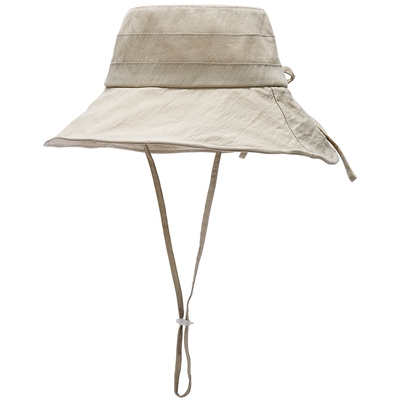 26年春季新款女士系带圆顶防晒帽