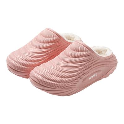 防水防滑棉拖鞋男2025秋冬季新款室内居家外出轻便柔软踩屎感棉拖