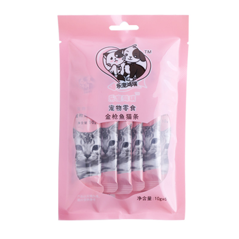 乐宠鸿瑞猫咪零食营养增肥条小鱼干幼猫成猫罐头猫粮多种口味湿粮