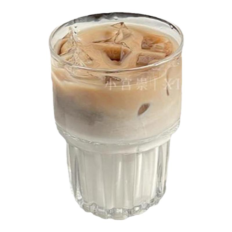 ins风家用可叠玻璃澳白杯