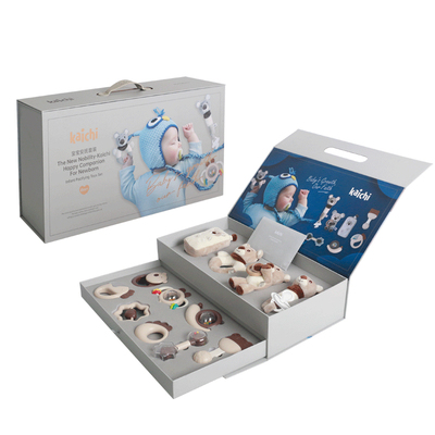 kaichi新生婴儿摇铃01岁双层礼盒
