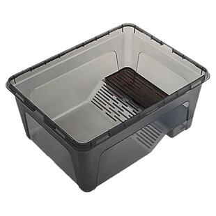 乌龟缸超大号晒台家用客厅养龟专用饲养箱巴西龟生态造景绿植龟缸