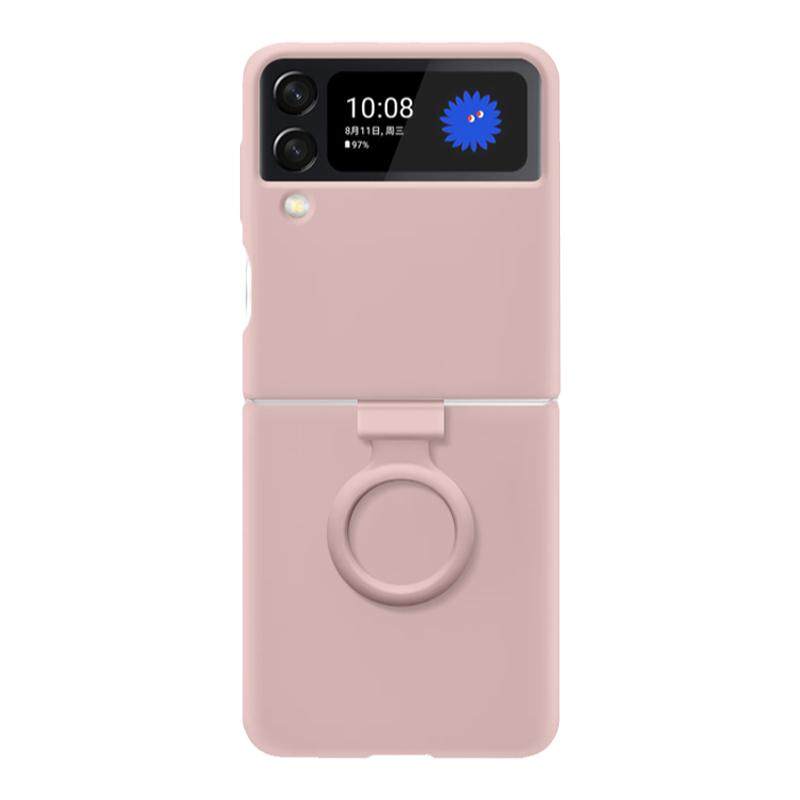 适用三星zflip4手机壳液态硅胶Galaxy Z Flip3折叠屏高级感保护套flip1/2全包防摔软壳flip5网红