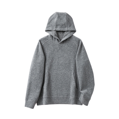 慵懒高级感秋冬羊毛连帽卫衣