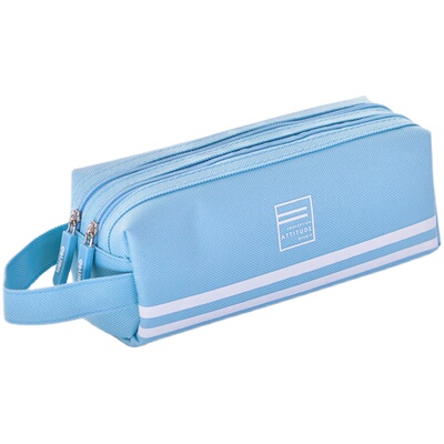 大容量帆布设计可收纳20cm笔袋