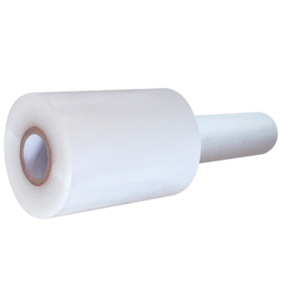 塑料薄膜大卷缠绕膜商用超薄工业保鲜膜家用打包PE专用手柄保护膜