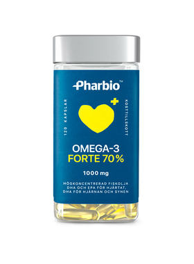 瑞典Pharbio高纯度深海鱼油120粒成人中老年学青少年高记忆omega3