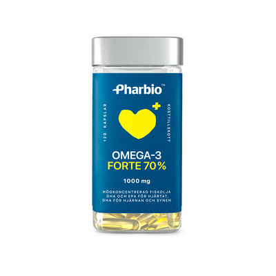 瑞典Pharbio高纯度深海鱼油成人中老年学青少年高记忆力omega3