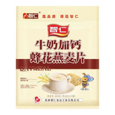 牛奶加钙蜂花早餐燕麦片膳食纤维
