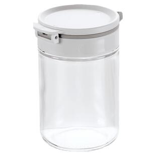 FaSoLa调料罐密封防潮厨房家用定量盐罐佐料撒料味精收纳盒玻璃瓶