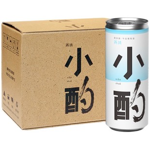 西鸽酒庄小酌精品罐装霞多丽干白葡萄酒宁夏贺兰山白葡萄酒酒庄酒