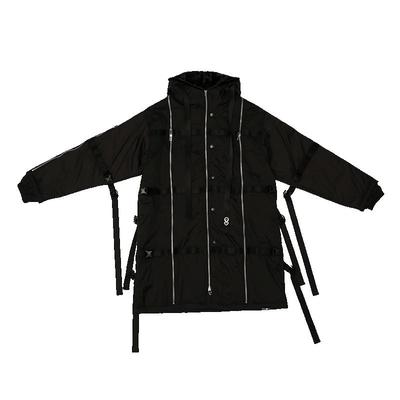 DEVIL NUT潮牌 恶魔 21秋冬男女情侣多拉链装饰棉服 东京系列 ATO