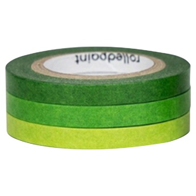 rolledpaint彩色细长条胶带3卷入