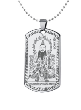 上清灵宝天尊吊坠通天教主挂件