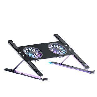 利乐普笔记本电脑支架桌面升降架子MacBook增高散热托架折叠铝合金mac便携式底座手提抬高pro架子