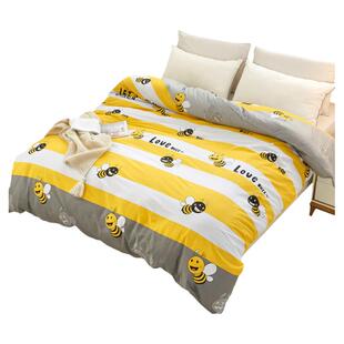 全棉被套单件单人双人纯棉被罩学生宿舍被单200x230cm卡通被100%