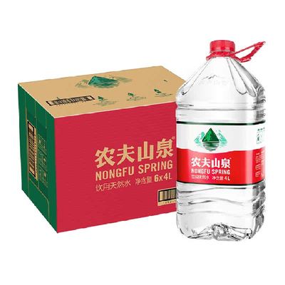 农夫山泉天然饮用水4L×6桶