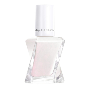 essie指甲油微光疗扭扭瓶chiffon the move细闪珠光偏光奶白色