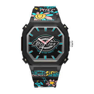 Dickies手表女款学生运动风飞盘套装礼盒情侣表夜光石英表男CL490