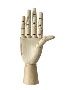 ins风摆件吗美术木头人