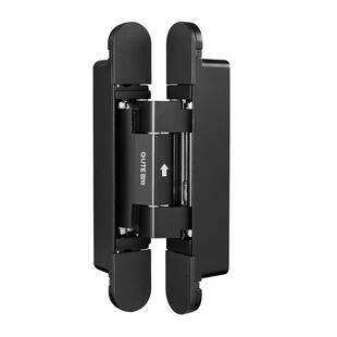 固特隐形十字铰链合页二维可调木门隐藏暗门静音液压缓冲自动闭门