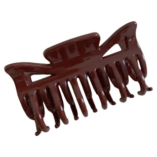 丹麦ile.stadi老友记瑞秋同款玳瑁色抓夹双齿鲨鱼夹后脑勺盘发夹