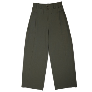 COCONUTPLAM*UNISEX 双腰头压褶宽松休闲长裤