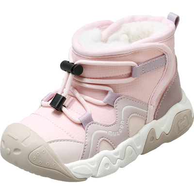 牧童小童防踢户外加绒雪地靴