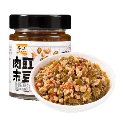 乌江酸爽开味肉末豇豆下饭拌面酱