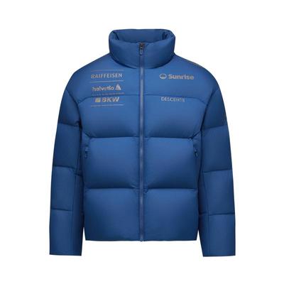 DESCENTE迪桑特SKI STYLE运动休闲男士鹅绒立领羽绒服短款冬