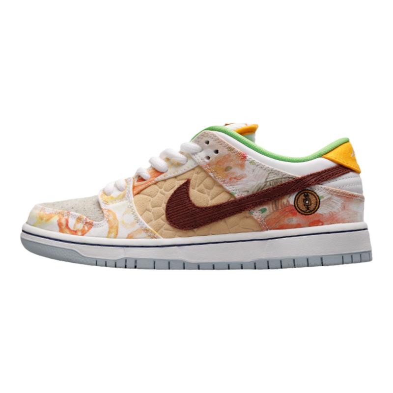 牛哄哄 Nike SB Dunk Low食神中国新年扎染鸳鸯滑板鞋 CV1628-800