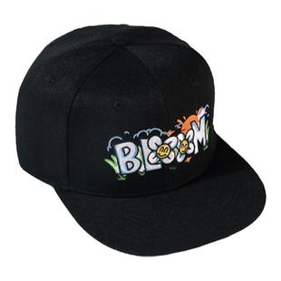 XIUNIX限定款帽子绽放刺绣平檐帽男棒球帽美式嘻哈帽遮阳帽百搭