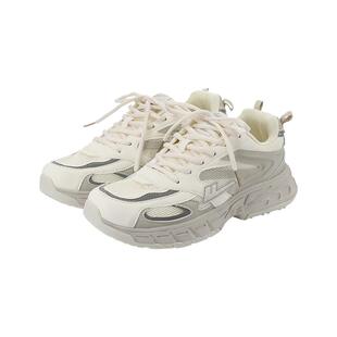 回力1927春秋米色休闲运动鞋新款情侣百搭网面透气鞋子