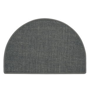 2026新款仿亚麻编织半圆入户门地垫大门口进门脚垫玄关门外地毯子